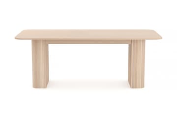 Matbord Kopparbo 200-260 cm Förlängningsbart - Ljust vitlaserat ekträ - Möbler - Bord & matgrupp - Matbord & köksbord