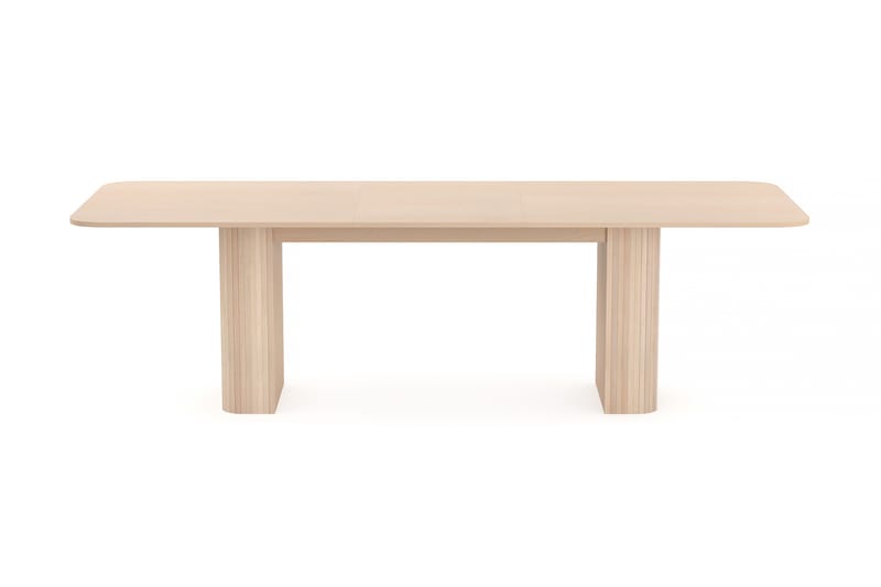 Matbord Kopparbo 200-260 cm Förlängningsbart - Ljust vitlaserat ekträ - Möbler - Bord & matgrupp - Matbord & köksbord