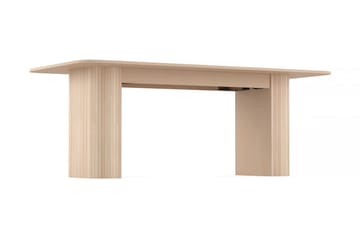 Matbord Kopparbo 200-260 cm Förlängningsbart - Ljust vitlaserat ekträ - Möbler - Bord & matgrupp - Matbord & köksbord
