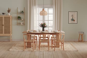 Matbord Kopparbo 200-260 cm Förlängningsbart - Ljust vitlaserat ekträ - Möbler - Bord & matgrupp - Matbord & köksbord