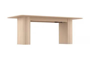 Kopparbo Matbord 200-260 cm Förlängningsbart med illäggsskiva - Vitlaserad Ek - Möbler - Bord & matgrupp - Matbord & köksbord