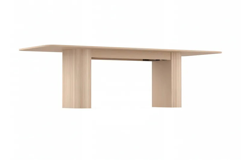 Kopparbo Matbord 200-260 cm Förlängningsbart med illäggsskiva - Vitlaserad Ek - Möbler - Bord & matgrupp - Matbord & köksbord