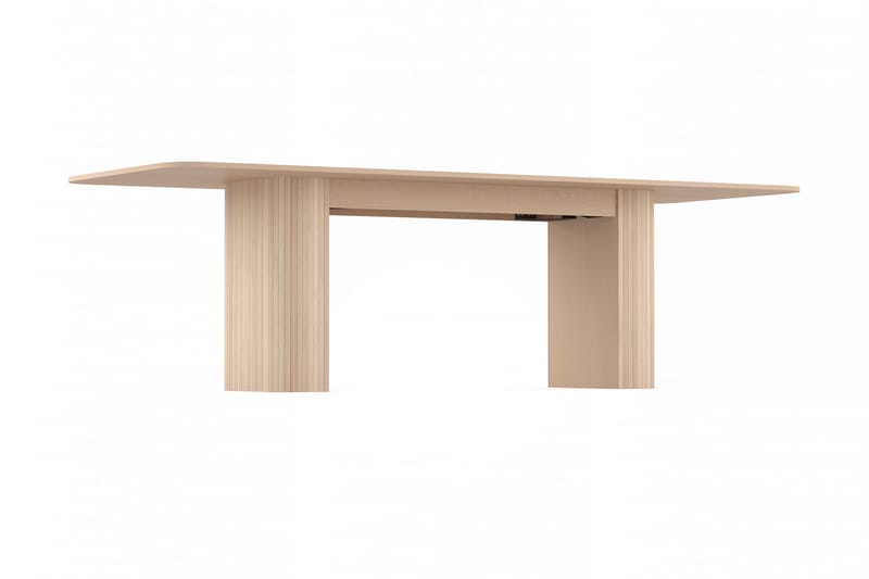 Kopparbo Matbord 200-260 cm Förlängningsbart med illäggsskiva - Vitlaserad Ek - Möbler - Bord & matgrupp - Matbord & köksbord