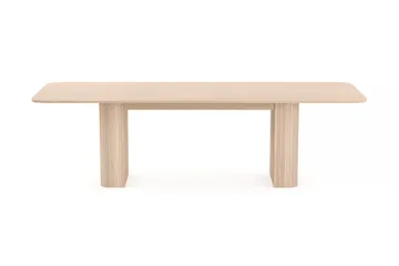 Kopparbo Matbord 200-260 cm Förlängningsbart med illäggsskiva - Vitlaserad Ek - Möbler - Bord & matgrupp - Matbord & köksbord