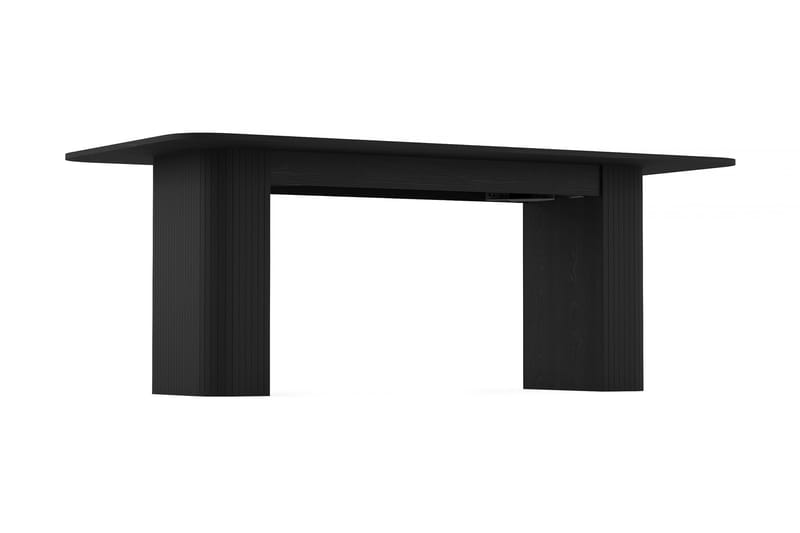 Matbord Kopparbo 200-260 cm Förlängningsbart - Svart trä - Möbler - Bord & matgrupp - Matbord & köksbord