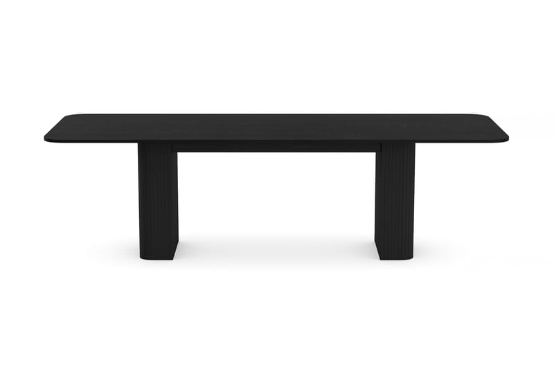 Kopparbo Matbord 200-260 cm Förlängningsbart - Svart trä - Möbler - Bord & matgrupp - Matbord & köksbord
