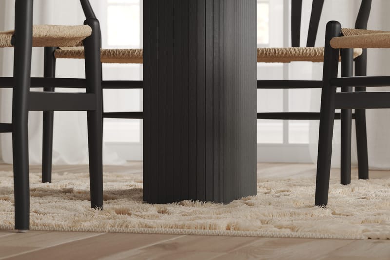 Kopparbo Matbord 200-260 cm Förlängningsbart - Svart trä - Möbler - Bord & matgrupp - Matbord & köksbord