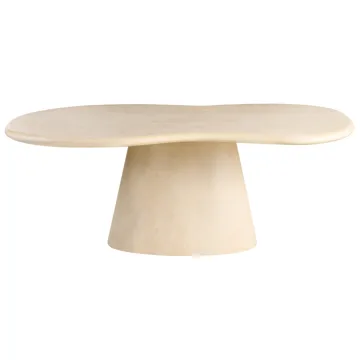 Matbord utomhus Spoleto 110x200 cm - Beige - Utemöbler & utemiljö - Utebord & trädgårdsbord - Matbord utomhus