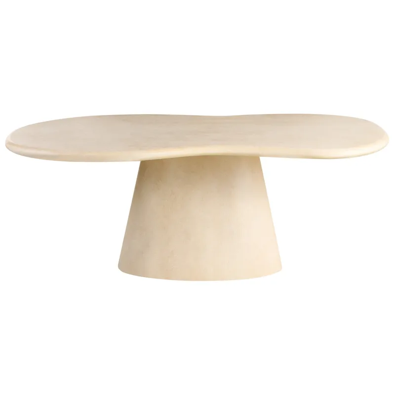 Matbord utomhus Spoleto 110x200 cm - Beige - Utemöbler & utemiljö - Utebord & trädgårdsbord - Matbord utomhus