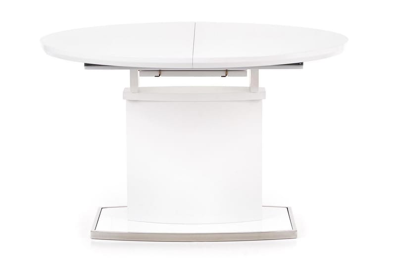 Matbord Varlene Förlängningsbart 120 cm Rund - Vit - Matbord & köksbord