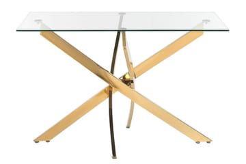Matbord Vincenzo 70x120 cm - Transparent/Guld - Möbler - Bord & matgrupp - Matbord & köksbord