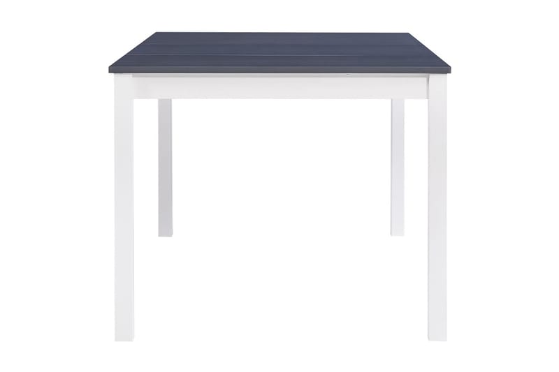 Matbord vit och grå 180x90x73 cm furu - Grå - Matbord & köksbord