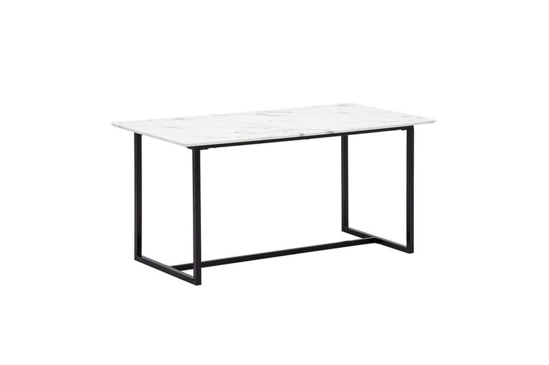 Matbord Wohnling Industriell loftstil, MDF med metallben med gyllene spets Marmor, Vit, 180x90 cm - Marmor, Vit, 180x90 cm - Möbler - Bord & matgrupp - Matbord & köksbord