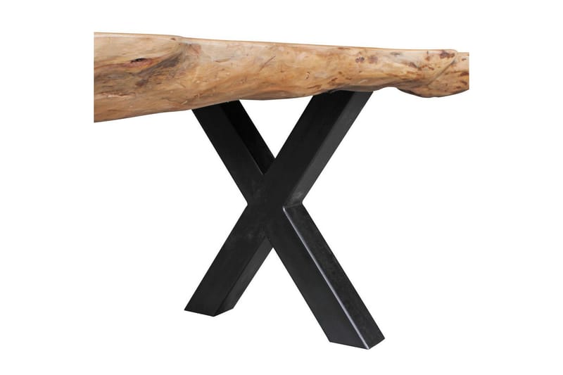 Matbord Wohnling Köksbord i massivt trä med trädstam, lantlig stil - Möbler - Bord & matgrupp - Matbord & köksbord