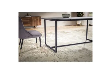 Matbord Wohnling Keramik Klassisk Medar Bas Metallram Svart, marmor svart - Svart, marmor svart - Möbler - Bord & matgrupp - Matbord & köksbord