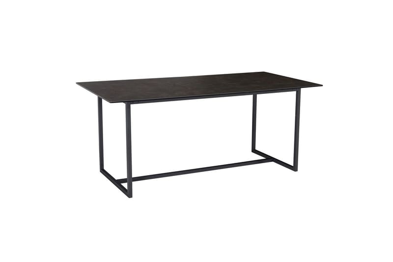 Matbord Wohnling Keramik Klassisk Medar Bas Metallram Svart, marmor svart - Svart, marmor svart - Möbler - Bord & matgrupp - Matbord & köksbord