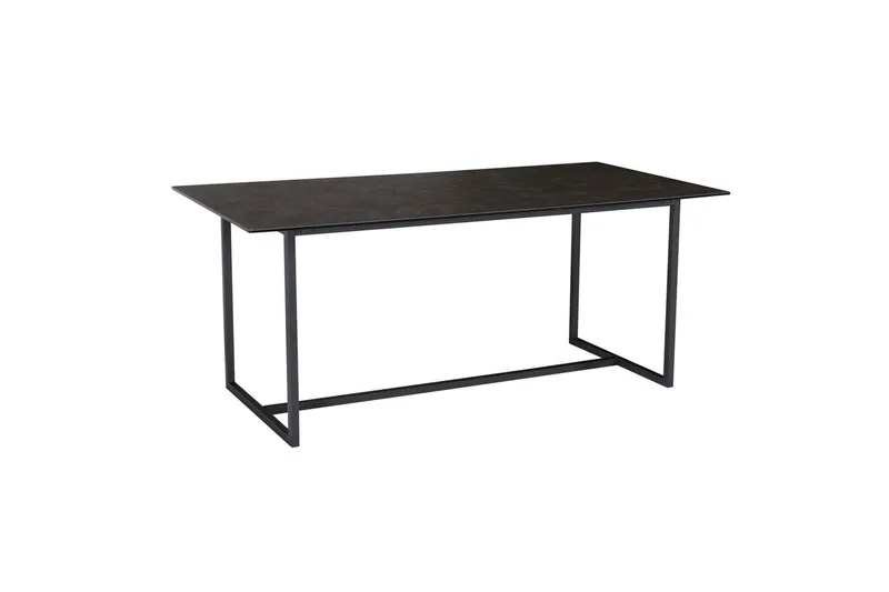 Matbord Wohnling Keramik Klassisk Medar Bas Metallram Svart, marmor svart - Svart, marmor svart - Möbler - Bord & matgrupp - Matbord & köksbord