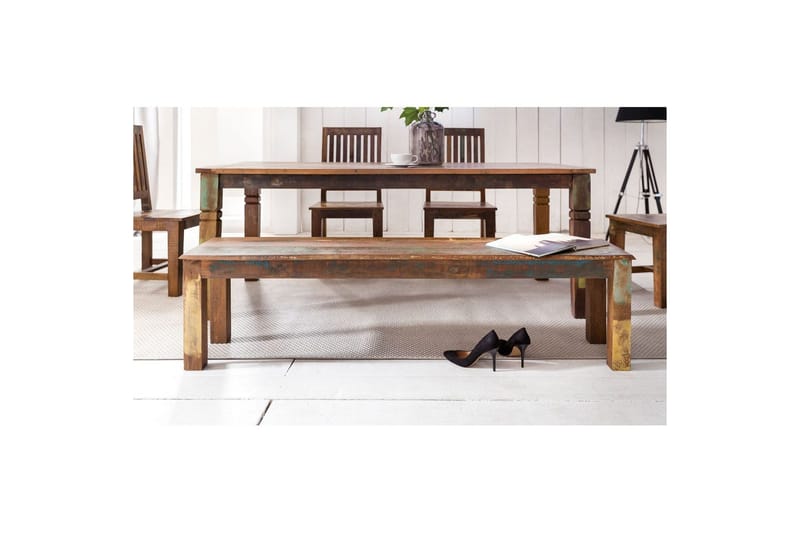 Matbord Wohnling Massivt trä lantstil Återvunnet Mangoträ, 120x70 cm - Återvunnet Mangoträ, 120x70 cm - Möbler - Bord & matgrupp - Matbord & köksbord