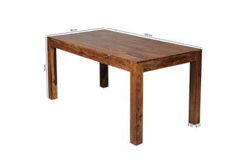 Matbord Wohnling Massivt trä lantstil Rosenträ, 160x80 cm - Rosenträ, 160x80 cm - Möbler - Bord & matgrupp - Matbord & köksbord