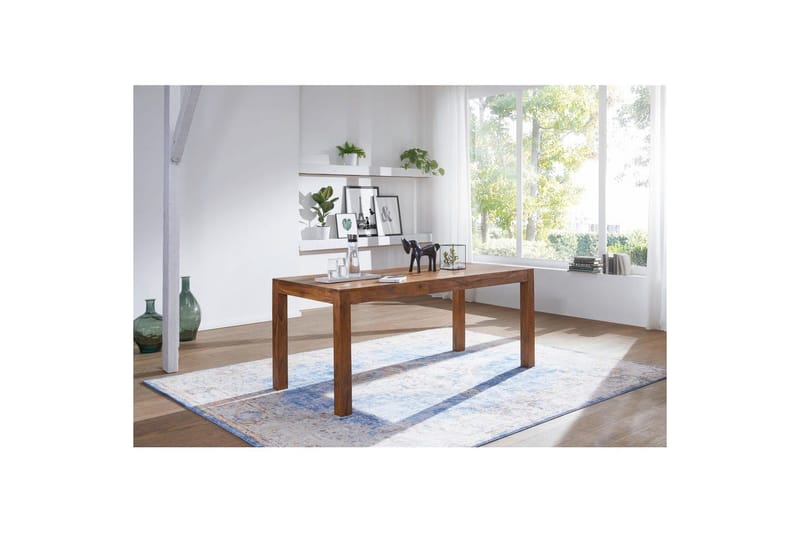 Matbord Wohnling Massivt trä lantstil Rosenträ, 200x100 cm - Rosenträ, 200x100 cm - Möbler - Bord & matgrupp - Matbord & köksbord