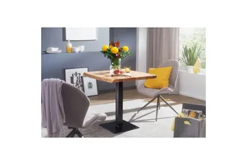 Matbord Wohnling Träkant Solid Trä med Massiva Metallben Industriell - Möbler - Bord & matgrupp - Matbord & köksbord