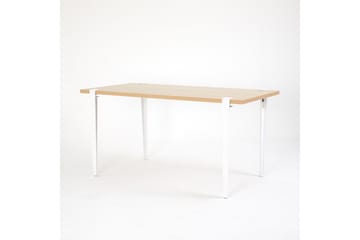 Matbord Pineios 150x75 cm Brun/Vit