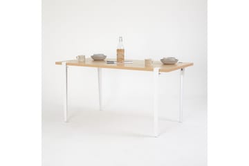 Matbord Pineios 150x75 cm Brun/Vit - Hanah Home - Möbler - Bord & matgrupp - Matbord & köksbord