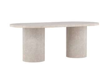Matbord Peach Narvik Dining Table 100x200 cm - Beige Marblelook / Beige - Möbler - Bord & matgrupp - Matbord & köksbord
