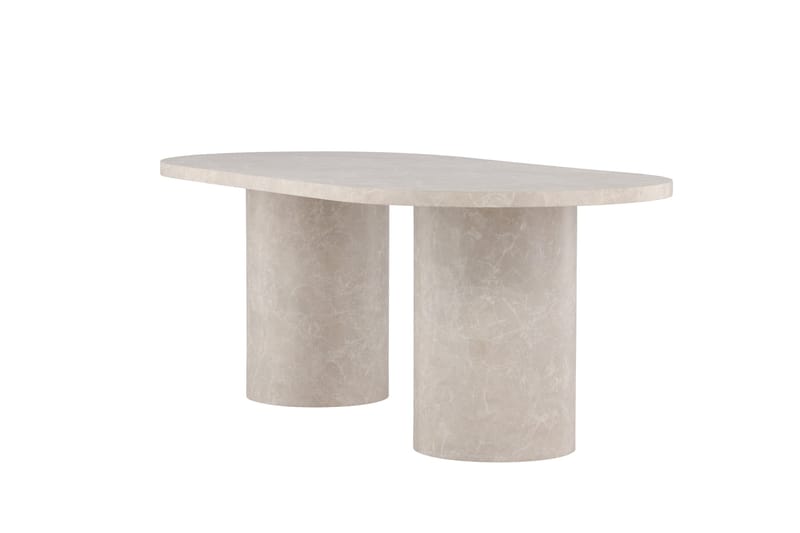 Matbord Peach Narvik Dining Table 100x200 cm - Beige Marblelook / Beige - Möbler - Bord & matgrupp - Matbord & köksbord