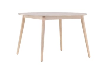 Matbord Peach Flora Dining Table ø120 - Whitewash / Veneer Whitewash - Möbler - Bord & matgrupp - Matbord & köksbord