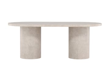 Matbord Peach Narvik Dining Table 100x200 cm - Beige Marblelook / Beige - Möbler - Bord & matgrupp - Matbord & köksbord