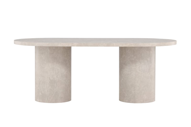 Matbord Peach Narvik Dining Table 100x200 cm - Beige Marblelook / Beige - Möbler - Bord & matgrupp - Matbord & köksbord