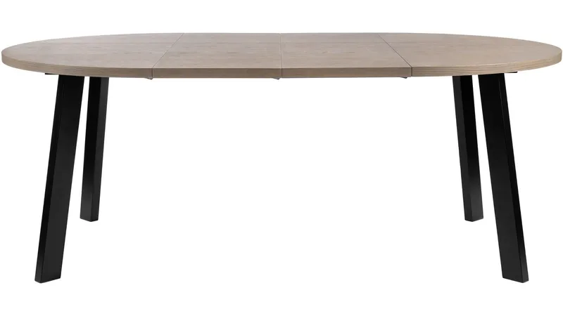 Matbord Porsvik Ø120 cm inkl 2 Ilägg á 40 cm - Grå - Möbler - Bord & matgrupp - Matbord & köksbord