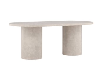 Matbord Peach Narvik Dining Table 100x200 cm - Beige Marblelook / Beige - Möbler - Bord & matgrupp - Matbord & köksbord