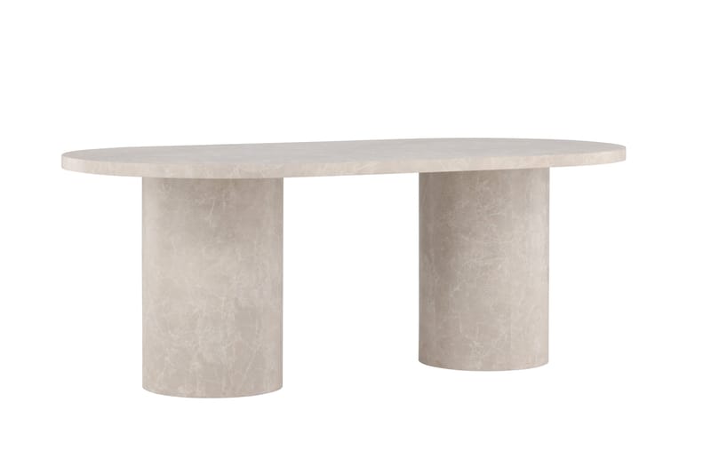 Matbord Peach Narvik Dining Table 100x200 cm - Beige Marblelook / Beige - Möbler - Bord & matgrupp - Matbord & köksbord