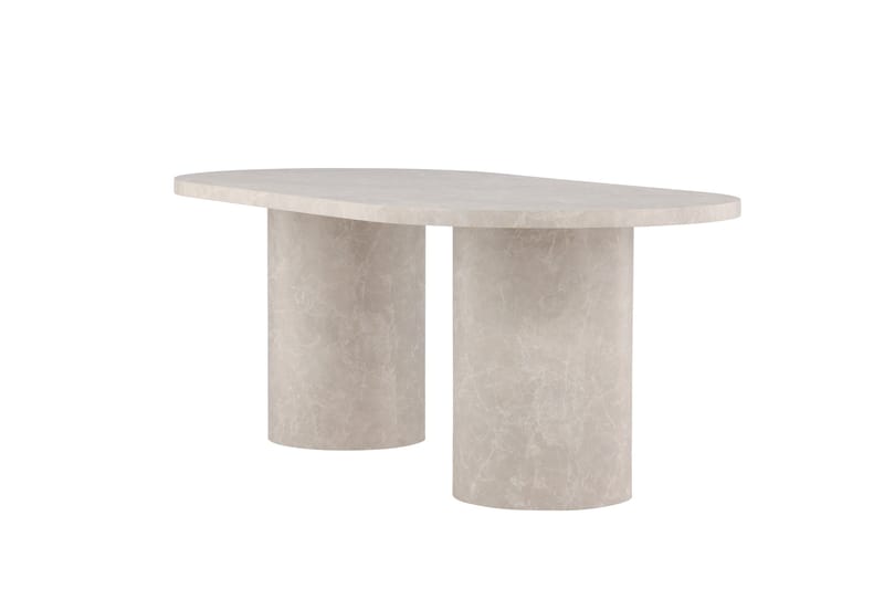 Matbord Peach Narvik Dining Table 100x200 cm - Beige Marblelook / Beige - Möbler - Bord & matgrupp - Matbord & köksbord