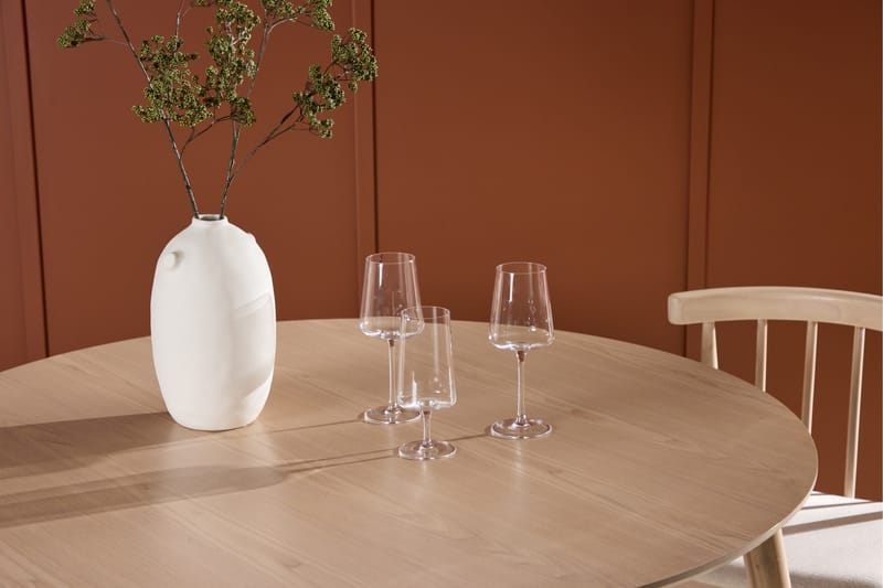 Matbord Peach Flora Dining Table ø120 - Whitewash / Veneer Whitewash - Möbler - Bord & matgrupp - Matbord & köksbord