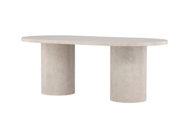 Matbord Peach Narvik Dining Table 100x200 cm - Beige Marblelook / Beige - Möbler - Bord & matgrupp - Matbord & köksbord
