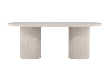 Matbord Peach Narvik Dining Table 100x200 cm - Beige Marblelook / Beige - Möbler - Bord & matgrupp - Matbord & köksbord