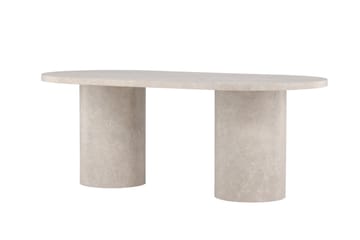 Matbord Peach Narvik Dining Table 100x200 cm - Beige Marblelook / Beige - Möbler - Bord & matgrupp - Matbord & köksbord