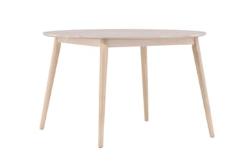 Matbord Peach Flora Dining Table ø120 - Whitewash / Veneer Whitewash - Möbler - Bord & matgrupp - Matbord & köksbord