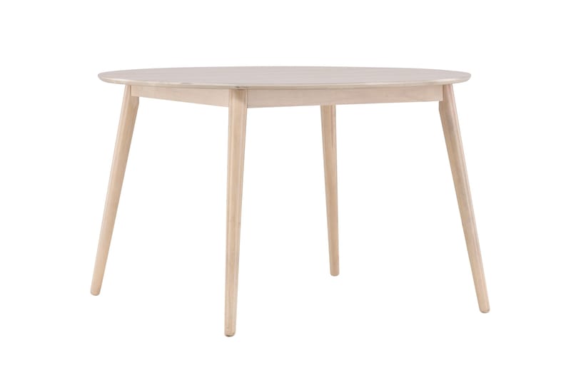 Matbord Peach Flora Dining Table ø120 - Whitewash / Veneer Whitewash - Möbler - Bord & matgrupp - Matbord & köksbord