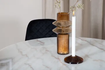 Admira Matgrupp 106 cm Rund inkl 4 Ypas Stolar - Marmor/Vit/Svart - Möbler - Bord & matgrupp - Matgrupp