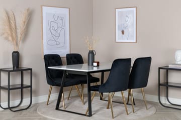 Admira Matgrupp 140 cm + 4 st Valerie Matstolar - Möbler - Bord & matgrupp - Matgrupp