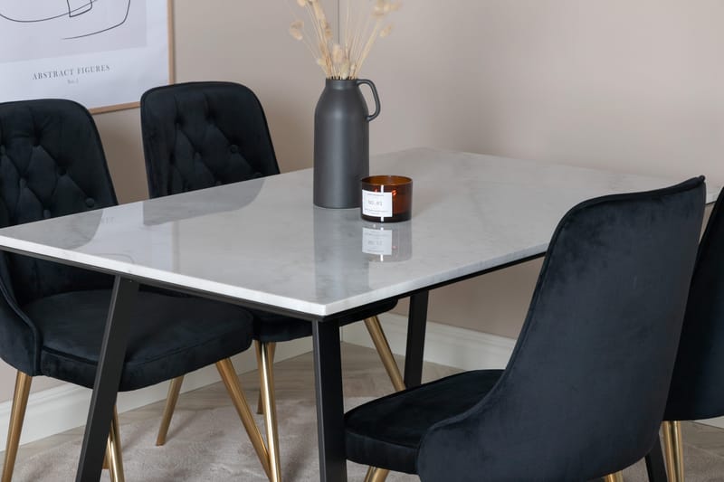 Admira Matgrupp 140 cm + 4 st Valerie Matstolar - Möbler - Bord & matgrupp - Matgrupp