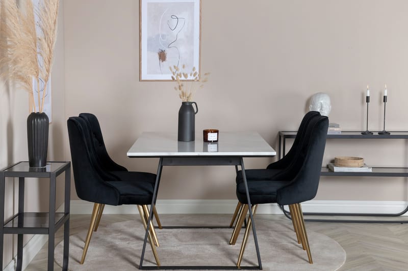 Admira Matgrupp 140 cm + 4 st Valerie Matstolar