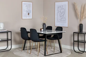 Admira Matgrupp 140 cm + 4 Pontus Matstolar - Möbler - Bord & matgrupp - Matgrupp