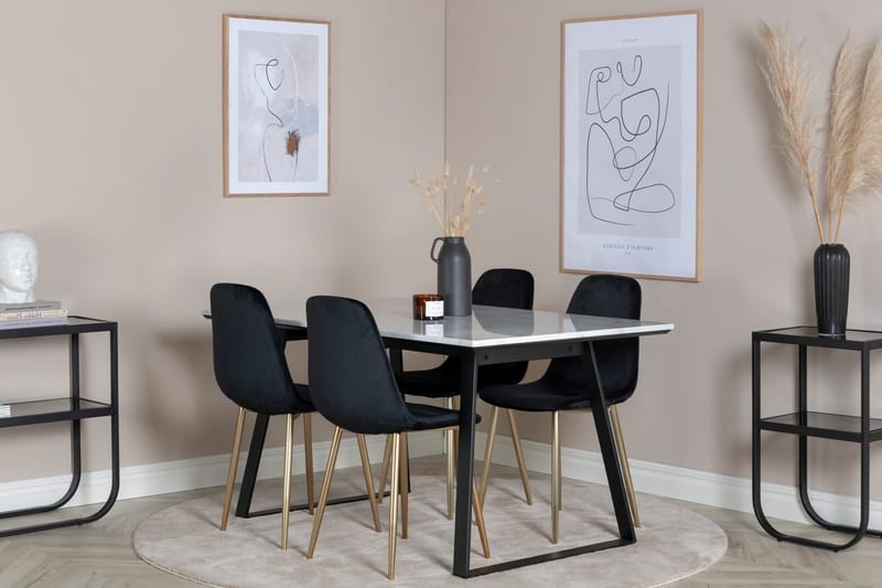 Admira Matgrupp 140 cm + 4 Pontus Matstolar - Möbler - Bord & matgrupp - Matgrupp