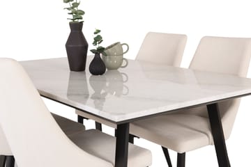 Admira Matgrupp med 4 Ludde Matstol - Möbler - Bord & matgrupp - Matgrupp