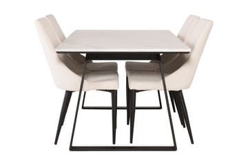 Admira Matgrupp med 4 Ludde Matstol - Möbler - Bord & matgrupp - Matgrupp